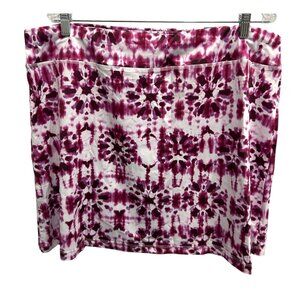 Reel Legends Womens Pink Tie Dye Skirt UPF 50 Sun Protection Sz XL